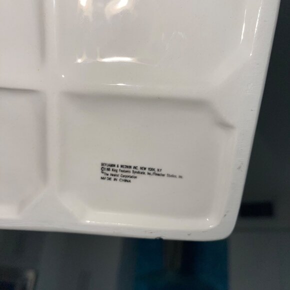 Benjamin Medwin Vintage 1995 Betty Boop Ceramic Cookie Jar White Decor - Picture 12 of 16